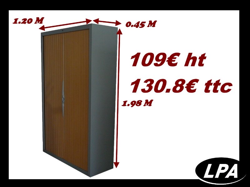 armoire métallique de rangement occasion - Armoire Haute - Armoires : LPA